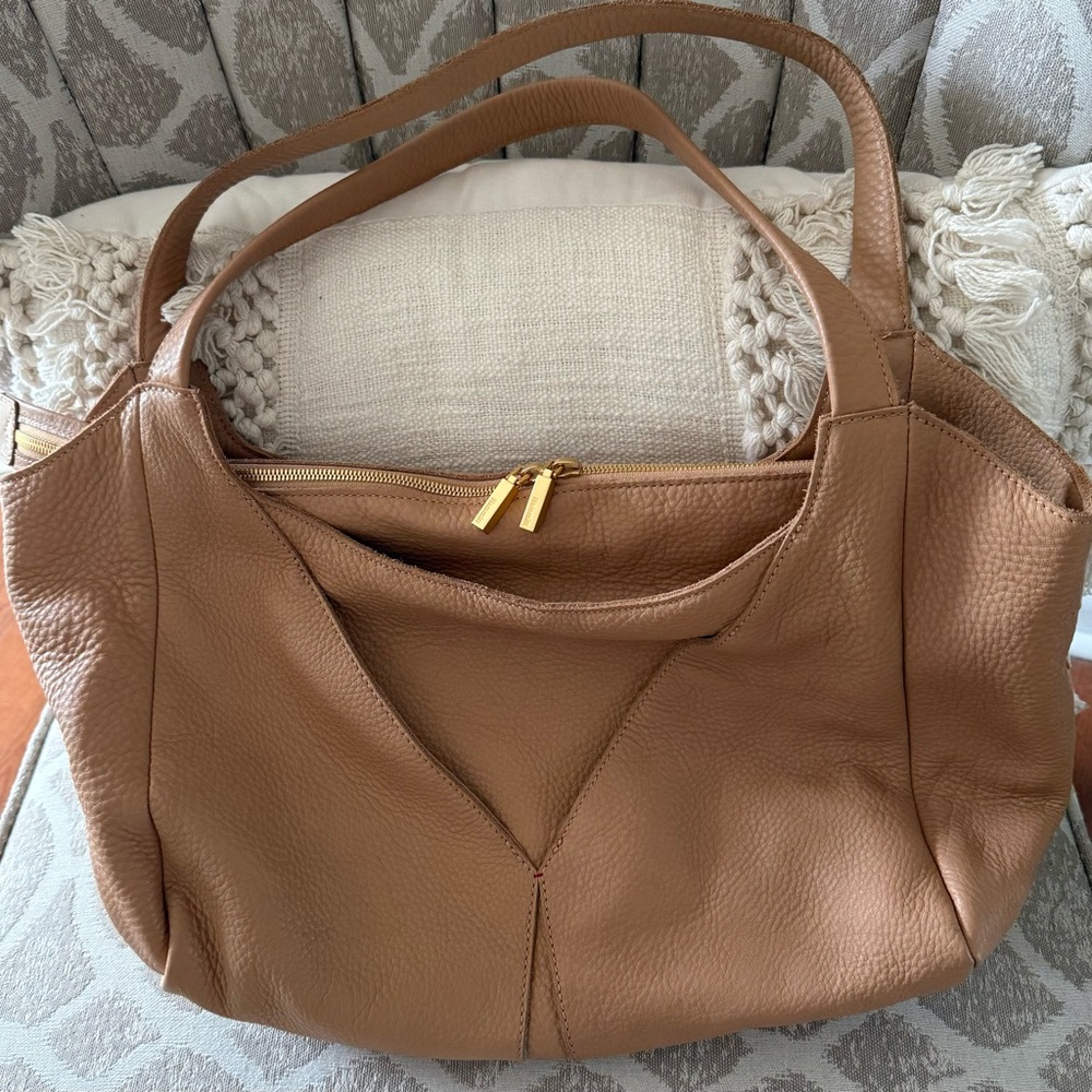 Hammitt Ferris handbag.  Toast Tan.